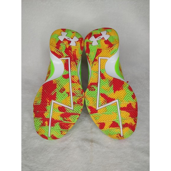Under Armour Curry One 1 Sweet Then Sour Basketball Shoes‎ Lime Orange Mens main image 8